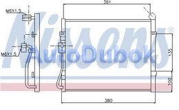 Радиатор кондиционера (r134a) HDCVC93-930 HDCVC93-930