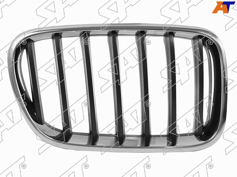 ST-BM84-093-1 Sat Решетка радиатора BMW X3 F25 10-14 RH - черная с хромом для 