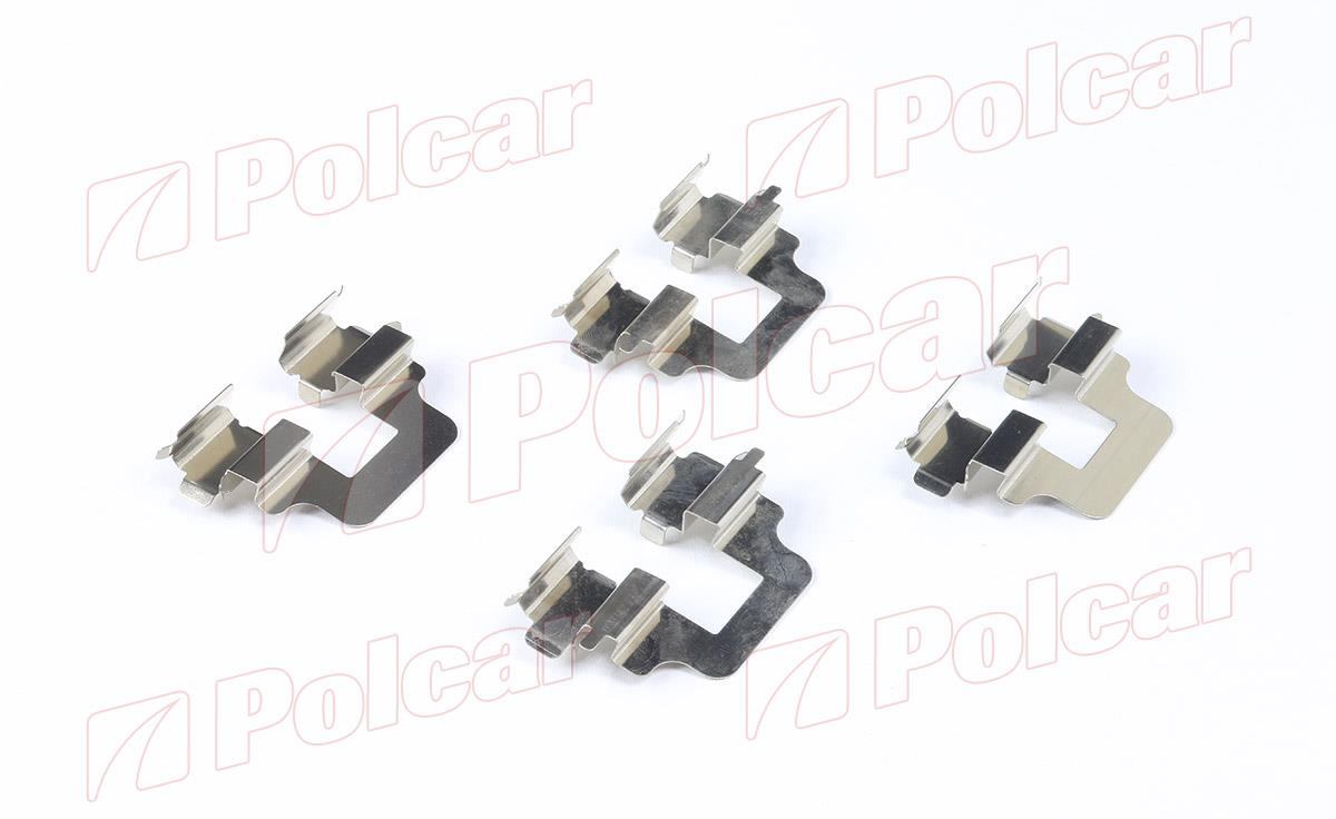 LX0473 Polcar Монтажный комплект тормозных колодок для 
