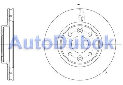 402063149R renault Тормозной диск передний вент. 16V D-258мм для 