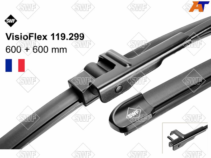Комплект щеток стеклоочистителя 600мм+600мм MERCEDES-BENZ C-CLASS W204 08-12 119299 119299