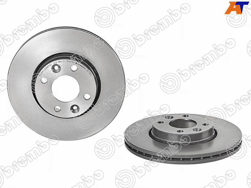 09.9078.11 Brembo Диск тормозной перед NISSAN ALMERA 12-/LADA VESTA/LARGUS/RENAULT LOGAN 12- для 
