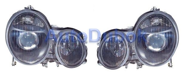 440-1132PXLDEM2 Depo Фара л+п (комплект) п/корректор тюнинг линзован внутри черные для 
