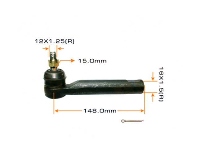 НАКОНЕЧНИК РУЛЕВОЙ AVENSIS ME9813 ME9813