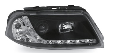 PASSAT ФАРА Л+П (КОМПЛЕКТ) ТЮНИНГ ЛИНЗОВАН (DEVIL EYES) (JUNYAN) ВНУТРИ ЧЕРН VWPAS01-000B-N VWPAS01-000B-N