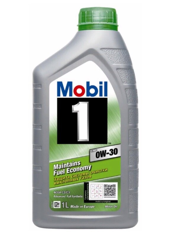 Масло моторное 0W30 MOBIL 1л синтетика MOBIL 1 ESP 153753 153753