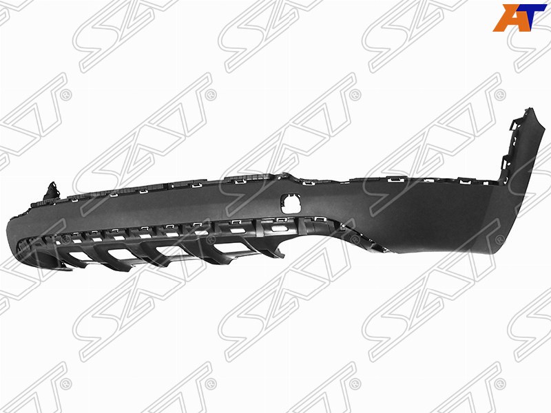 Бампер задний нижняя часть (юбка) 16-18г (под накладку) NSP0286612F1010 NSP0286612F1010