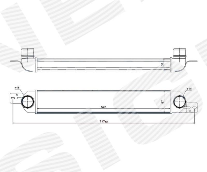 RI96717 General Motors ИНТЕРКУЛЕР для 