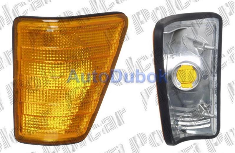 506119 TYC MERCEDES 207-410 77 - 95 :Указатель поворота передний левый (жёлтый) для 