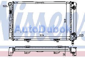 Радиатор охлаждения MD20181-910 MD20181-910