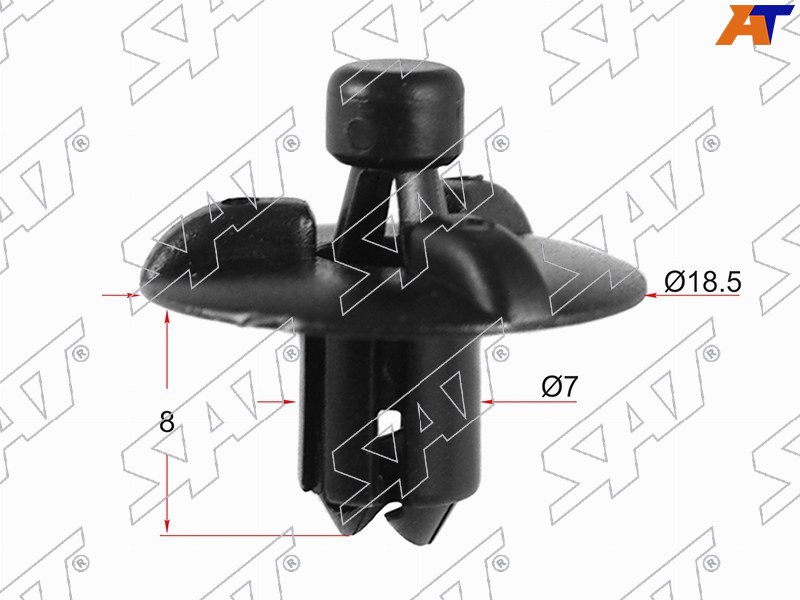 ST-M10337 SAT Клипса фиксатор TOYOTA/LEXUS (10 штук) для 