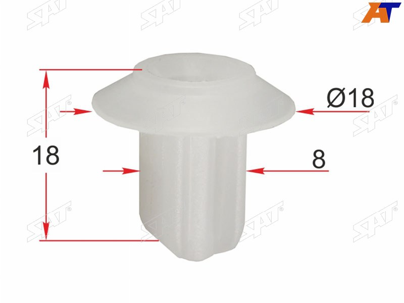 ST-M12352 Sat Клипса под винт FORD (1 шт.) для 
