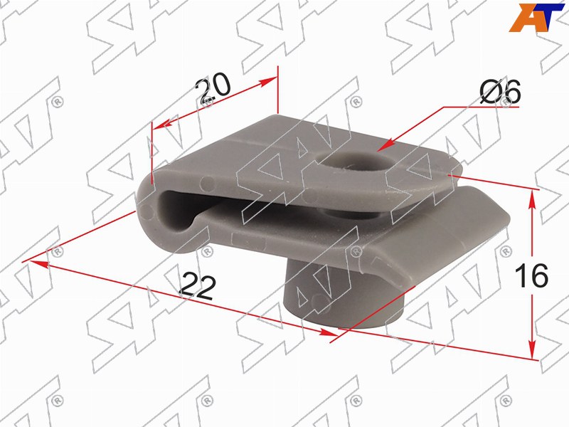 ST-M12402 Sat Клипса под винт MAZDA (1 шт.) для 