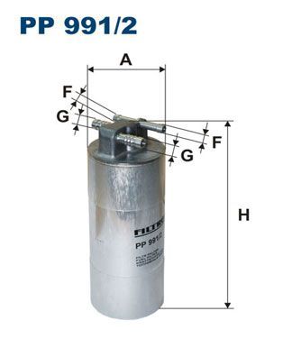 PP9912 Filtron ФИЛЬТР ТОПЛИВНЫЙ для 
