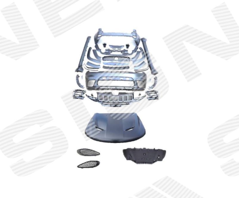PCR7002SRT Signeda Обвес капот(алюминий)+бампер перед+задний+решётка+ДХО SRT-8 2017- для 
