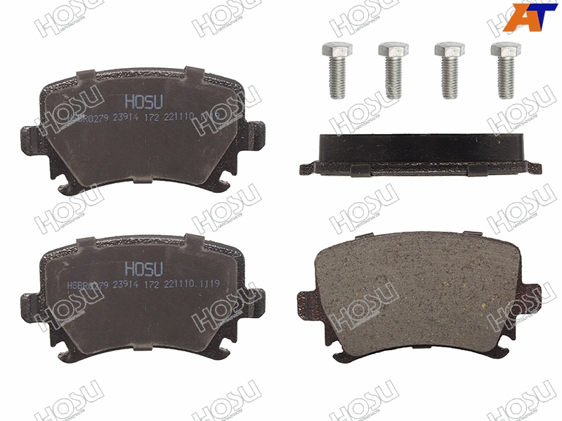 HSBR0279 Hosu Колодки тормозные зад VAG A3/S3 04-13/OCTAVIA 04-13/SUPERB 08-15/YETI 10-13/HAVAL F7/Fx7 для 