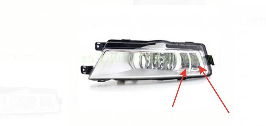 Фара противотуманная хром LED левая 5JA941699B 5JA941699B