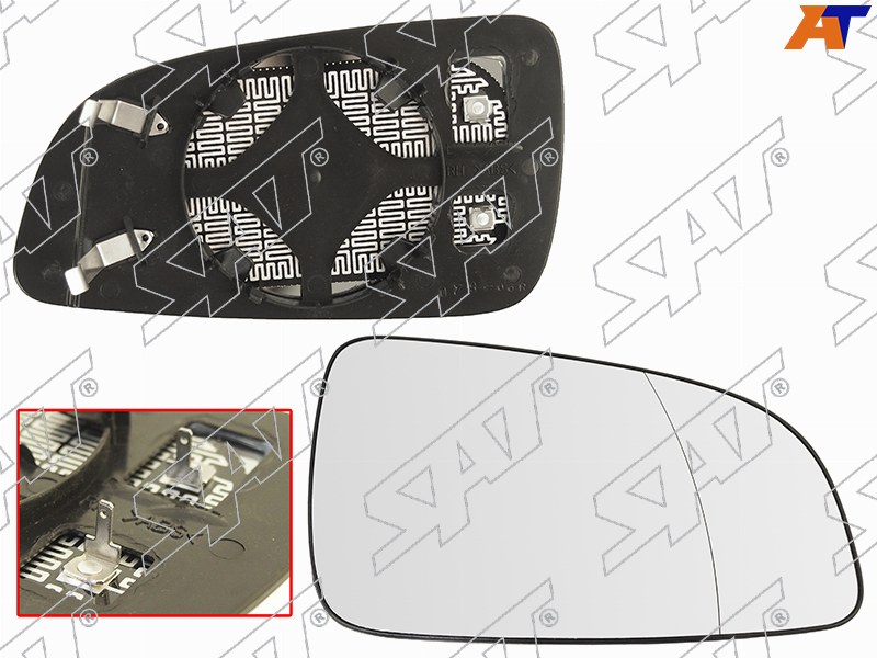Полотно зеркала OPEL ASTRA H 04-14 RH сферическое с обогревом ST-121-0026 ST-121-0026