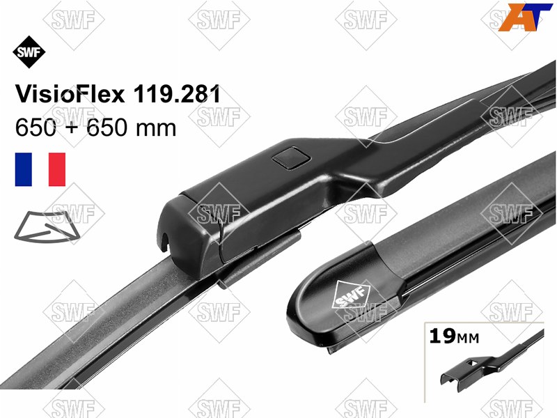 Комплект щеток стеклоочистителя 650мм+650мм OPEL ASTRA J 09-16/ PEUGEOT 508 10-18 119281 119281