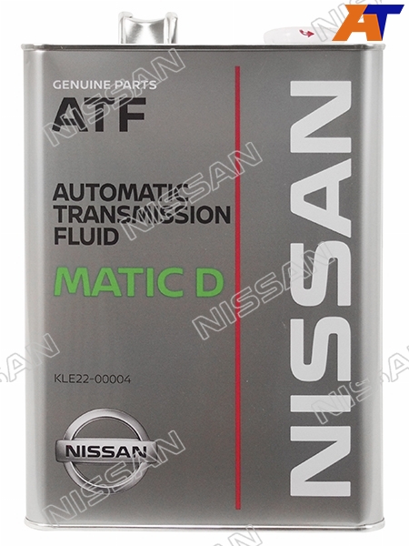 Масло трансмиссионное NISSAN MATIC D (ATF) 4Л. KLE22-00004 KLE22-00004