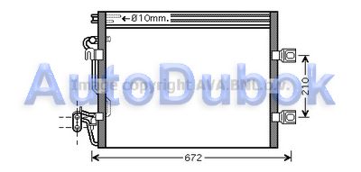 Радиатор кондиционера MD22108-930 MD22108-930