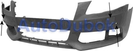 AI0A407-160X TYG Бампер передний под омыватель фар под парктроники для 