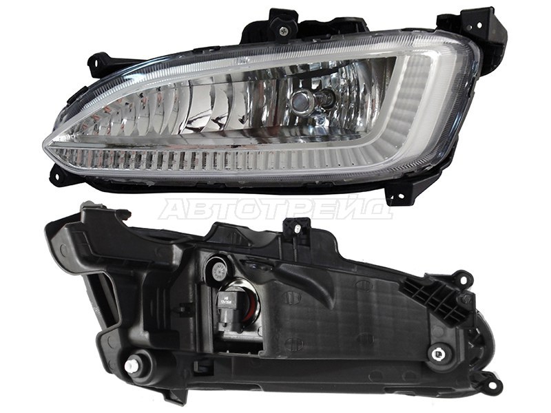 Фара противотуманная HYUNDAI SANTA FE 12-16 LH без ДХО ST-221-2041L ST-221-2041L