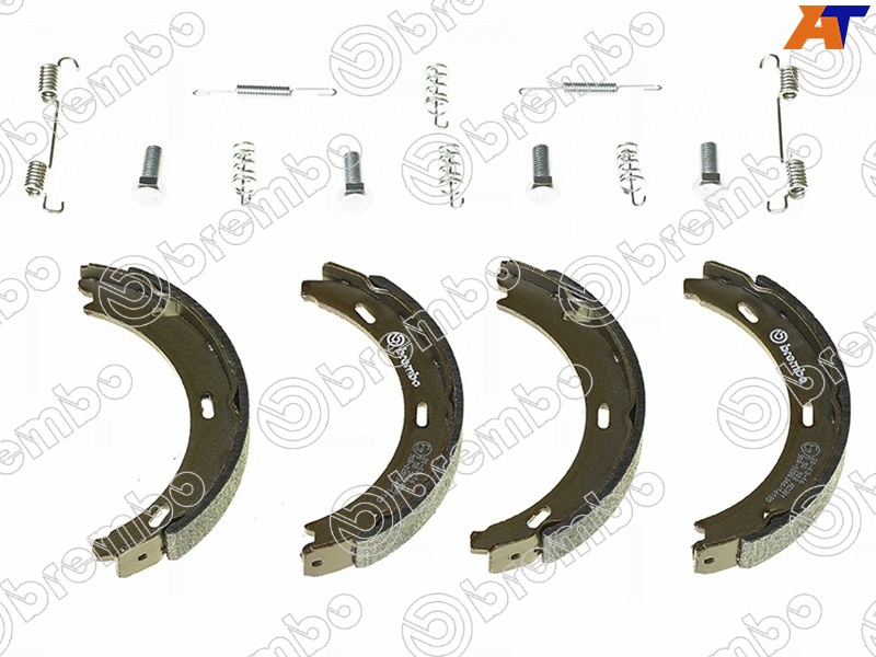 S50502 Brembo Колодки ручного тормоза MERCEDES W245/W202/W203/W124/W210 для 