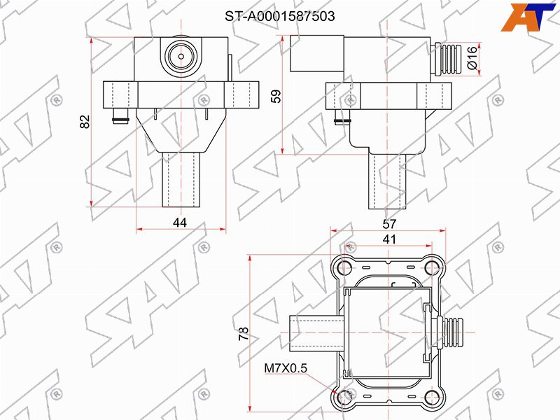 ST-A0001587503 Sat Катушка зажигания MERCEDES C W202/E W210/G W463 для 