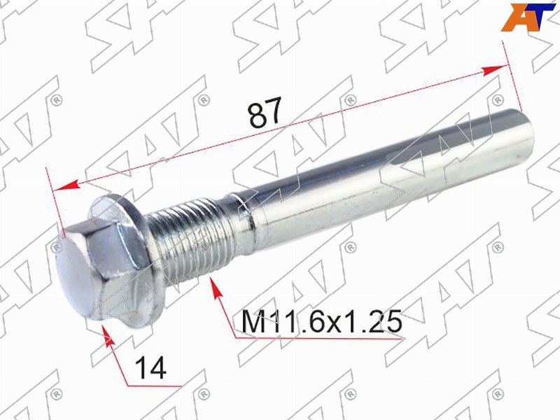 Направляющая суппорта RR MAZDA 6 GG ST-GJ6A-26-998 ST-GJ6A-26-998