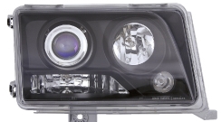 W124 ФАРА Л+П (КОМПЛЕКТ) ТЮНИНГ ПРОЗРАЧ ЛИНЗОВАН БЕЗ КОРРЕКТОР (EAGLE EYES) ВНУТРИ ЧЕРН MD12493-009B-N MD12493-009B-N