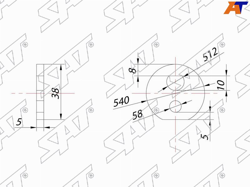 ST-48198-22020 Sat Шайба эксцентрика RR рычага TOYOTA CELSIOR/CHASER/CRESTA/CROWN/MAJESTA/MARK2/LEXUS LS400 92- для 