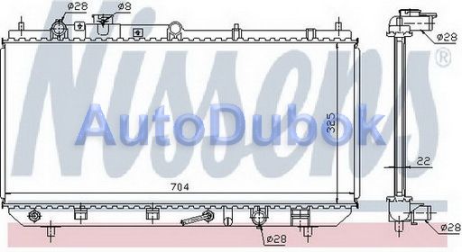 MZ32398-910 Тайвань Радиатор охлаждения AT 1.4 1.5 1.9 для 