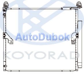 CD010571M Koyo Радиатор кондиционера 3,0D для 
