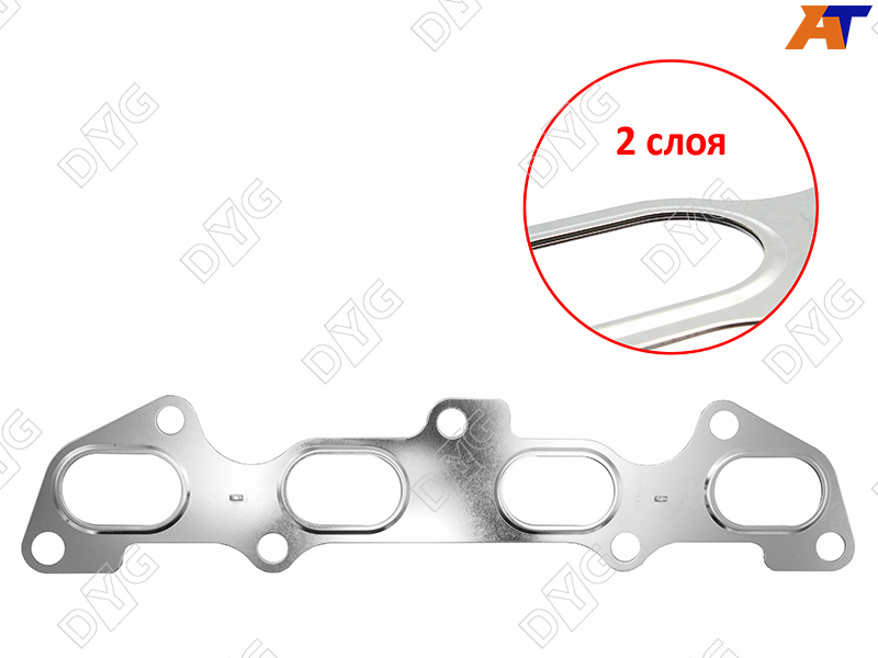 Прокладка выпускного колектора KIA RIO 00-05/ SPECTRA 04-11 S6D 1,6 0K30E13460 0K30E13460