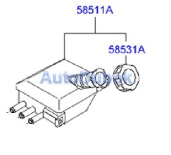 585104F000 Hyundai Бачок главного тормозного цилиндра для 