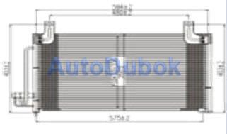104456L ACS Радиатор кондиционера для 