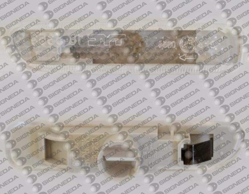 Повторитель на крыло белый лев. ZBM1403CL ZBM1403CL