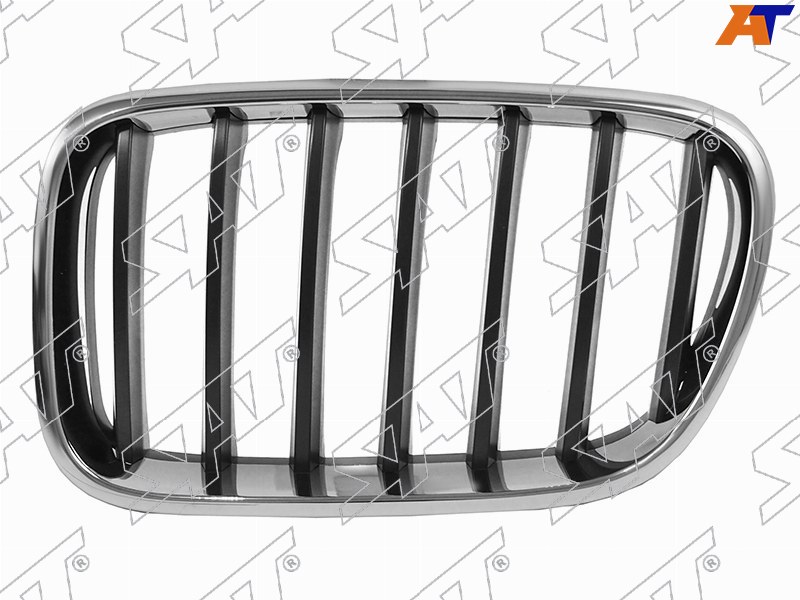 ST-BM84-093-2 Sat Решетка радиатора BMW X3 F25 10-14 LH - черная с хромом для 