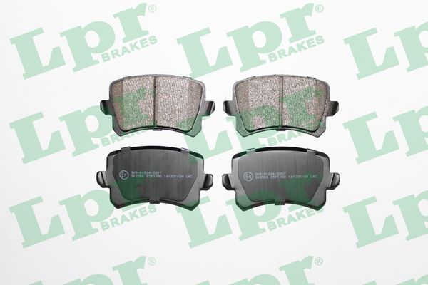 05P1390 LPR Тормозные колодки задние для 