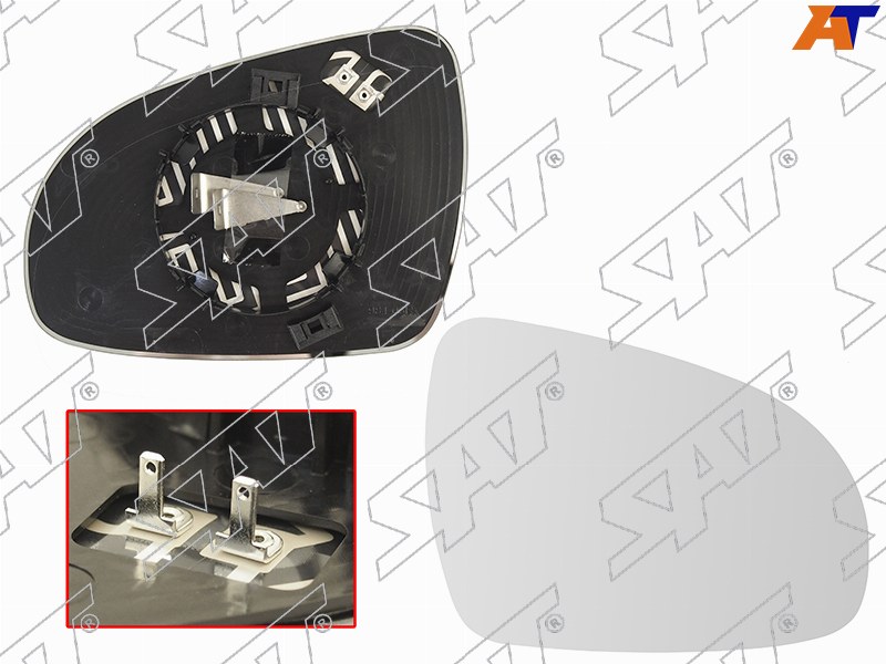 Полотно зеркала KIA SPORTAGE IV 16-22 RH с обогревом ST-121-0006 ST-121-0006