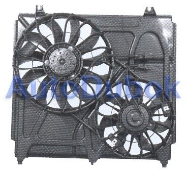 RDKA550040 Тайвань Диффузор в сборе с вентилятором и мотором для 