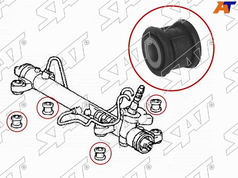 ST-45510-20100B Sat Сайлентблок рулевой рейки TOYOTA PREMIO/ALLION 07-10/NOAH/VOXY 07-/ISIS 04-/AVENSIS 03-08 для 