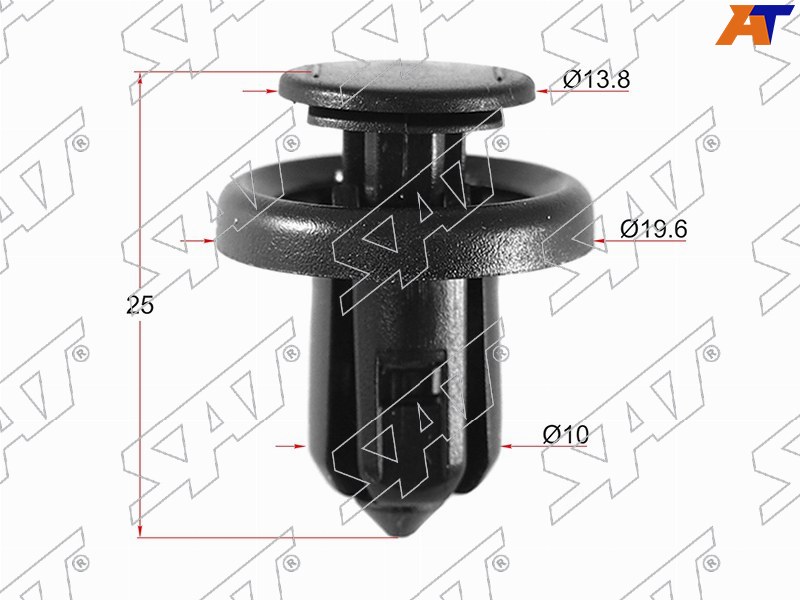 ST-M10596 Sat Клипса подкрылка для 
