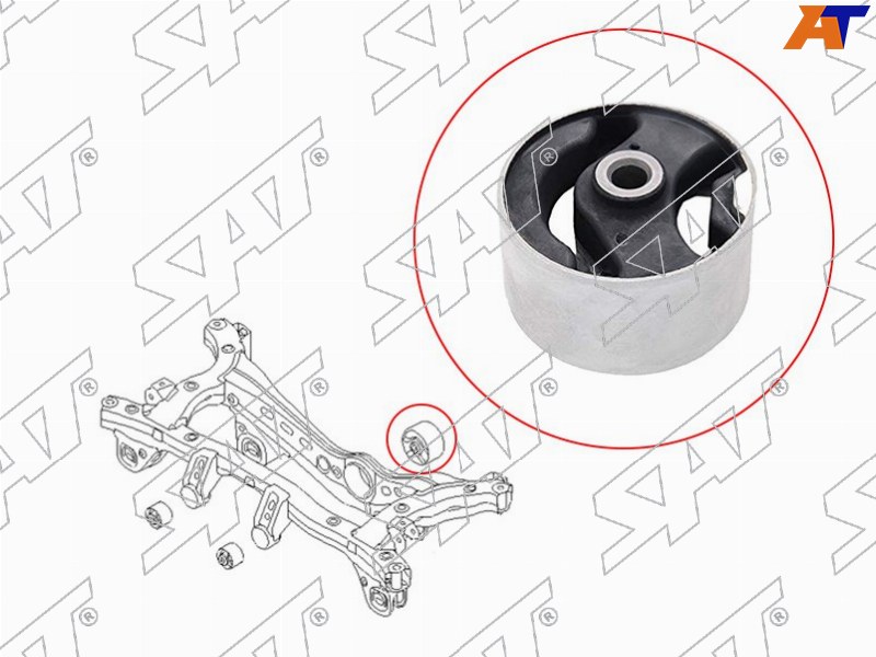 Сайлентблок подушки дифференциала HYUNDAI IX35/TUCSON/KIA SPORTAGE 10- ST-21772-2S000 ST-21772-2S000
