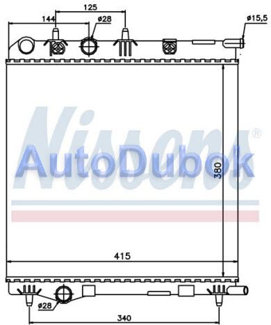 Радиатор охлаждения PG20705-910 PG20705-910