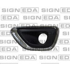PCR99014CAL Signeda Решетка бампера левая с хром молдингом 2014- для 