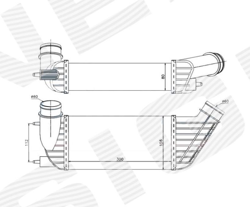RI96609 Toyota ИНТЕРКУЛЕР для 