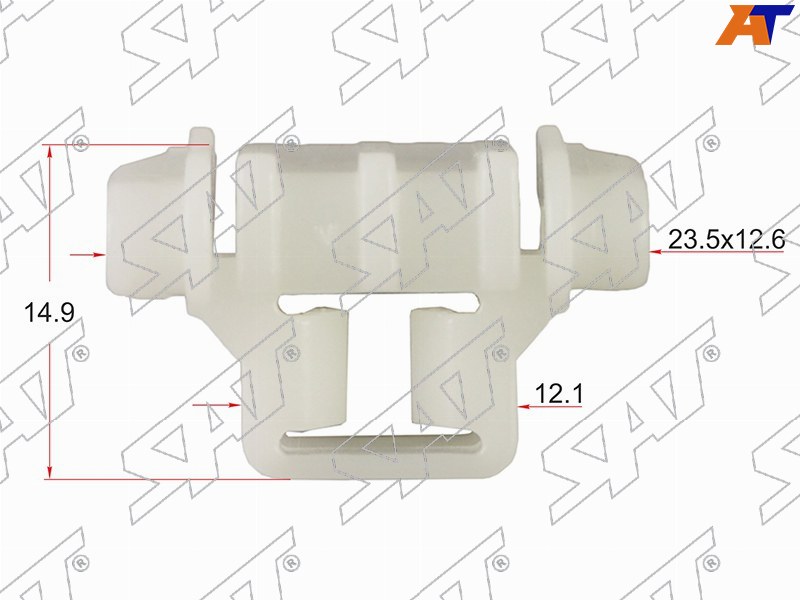 ST-KE-027 Sat Клипса молдинга MERCEDES (10 штук) для 