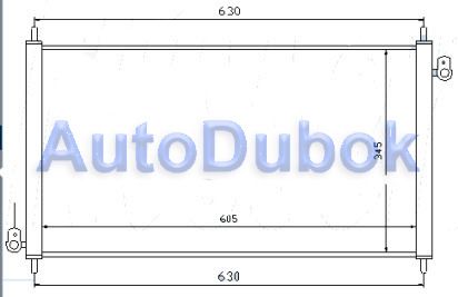 Радиатор кондиционера HDACR98-930 HDACR98-930